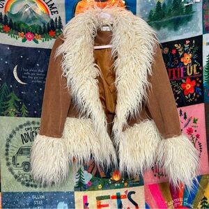 Shaggy Faux Fur Coat
